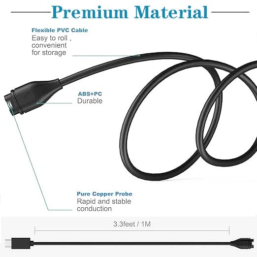 Xininyia Usb C Charging Cable Compatible For Garmin Watch Fenix 8 7 6 5, Instinct 3 2, Tactix 8 7 Delta, Epix Gen 2 & Pro(Gen 2)